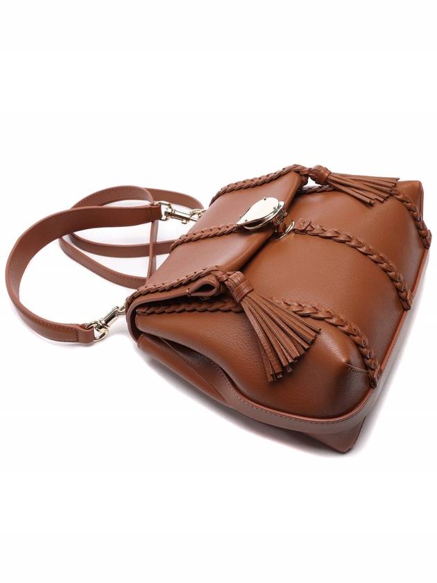 Penelope Leather Shoulder Bag Brown - CHLOE - BALAAN 6