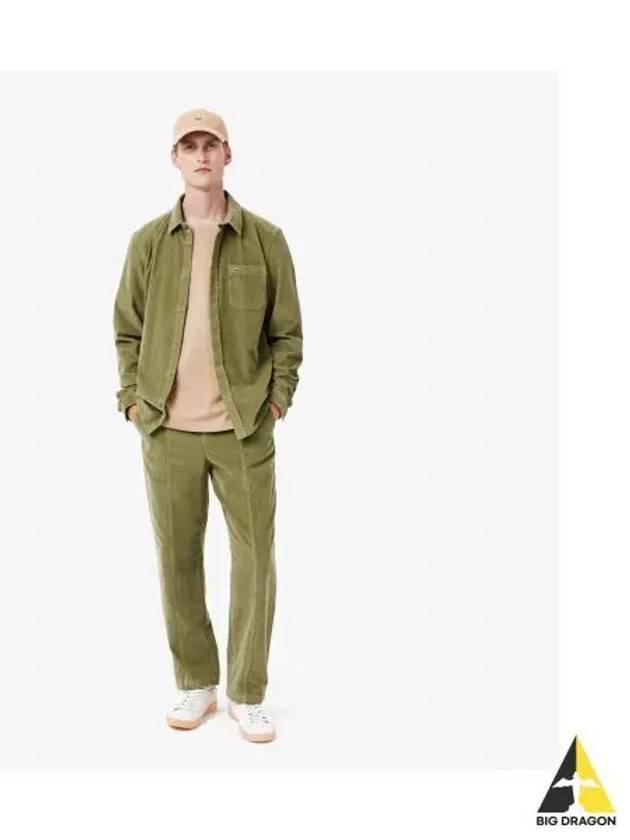 Men s Corduroy Pants Khaki - LACOSTE - BALAAN 1