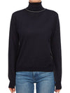 Women's Work In Progress Turtleneck Navy - MAISON MARGIELA - BALAAN 2