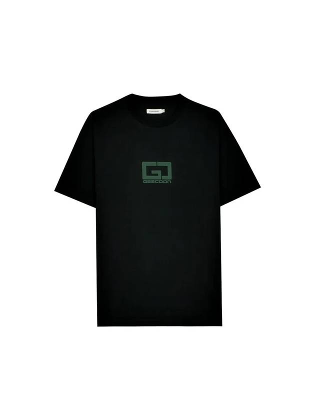 Symbol logo printed short sleeve t shirt GEE236 101 black - GEECOON - BALAAN 1