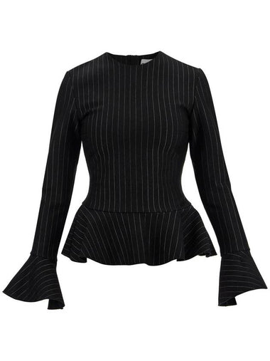 long-sleeved peplum - GANNI - BALAAN 1