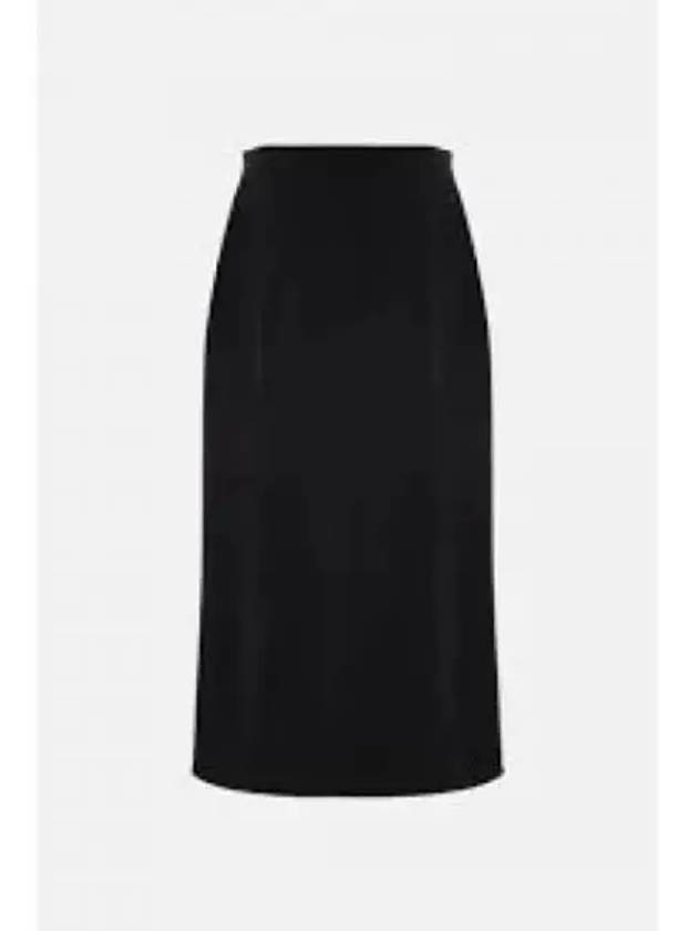 Avianna Virgin Wool A-Line Skirt Black - THE ROW - BALAAN 1