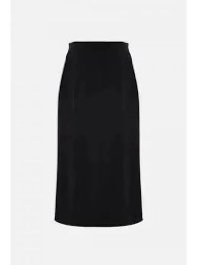 Avianna Virgin Wool A-Line Skirt Black - THE ROW - BALAAN 2