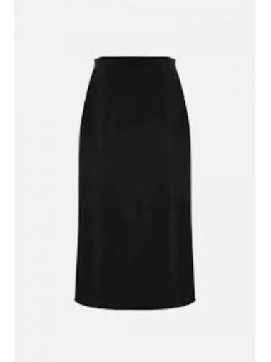 Avianna Virgin Wool A-Line Skirt Black - THE ROW - BALAAN 1