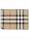 Men's Money Clip Vintage Check Money Clip Half Wallet Beige - BURBERRY - BALAAN 2