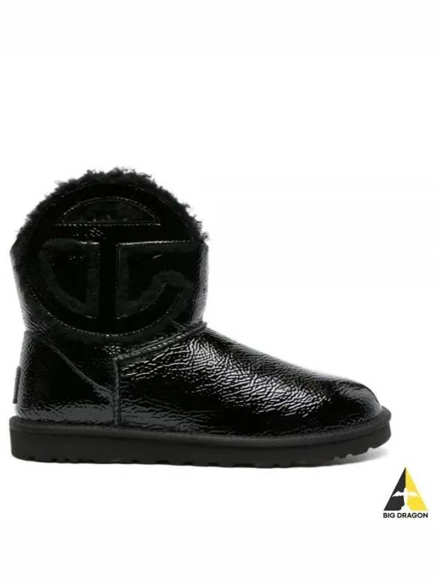 TELFAR Logo Mini Black 1155790 crinkle boots - UGG - BALAAN 1