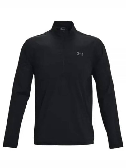 Men's UA Storm Windstrike Half Zip Long Sleeve T-Shirt Black - UNDER ARMOUR - BALAAN 2