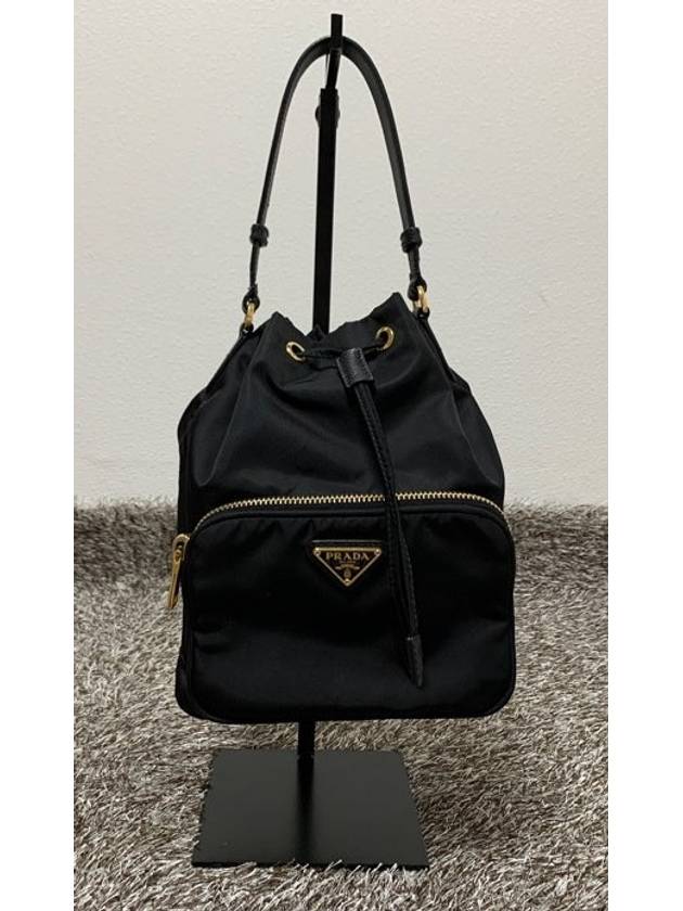 fabric black bucket bag 1BH038 - PRADA - BALAAN 1