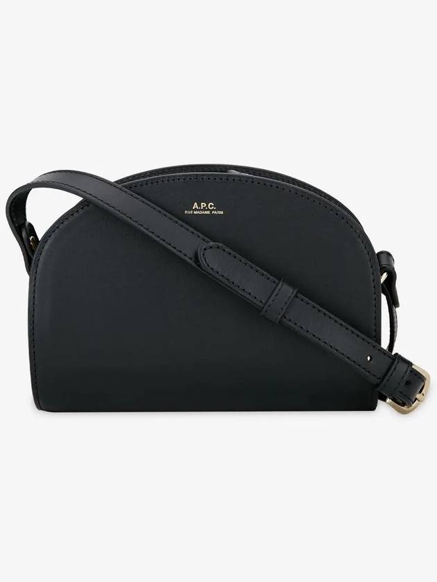 Demi Lune Mini Half Moon Cross Bag Black - A.P.C. - BALAAN 3