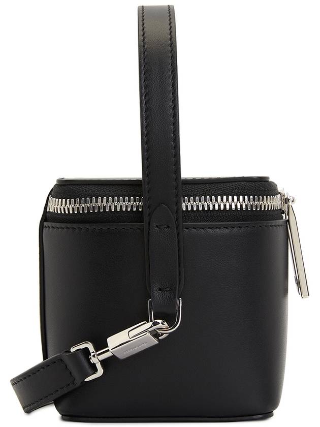 Micro Leather Tote Cross Bag Black - SALVATORE FERRAGAMO - BALAAN 4