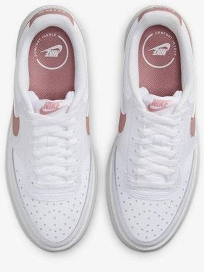 Court Vision Alta Leather Low Top Sneakers White - NIKE - BALAAN 2