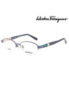 Eyewear Demo Oval Titanium Eyeglasses Black - SALVATORE FERRAGAMO - BALAAN 3