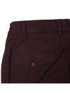 Wool Slacks Burgundy - ELEVENTY MILANO - BALAAN.