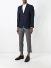 Super 120S Wool Twill Single Breasted Classic Jacket Navy - THOM BROWNE - BALAAN 3