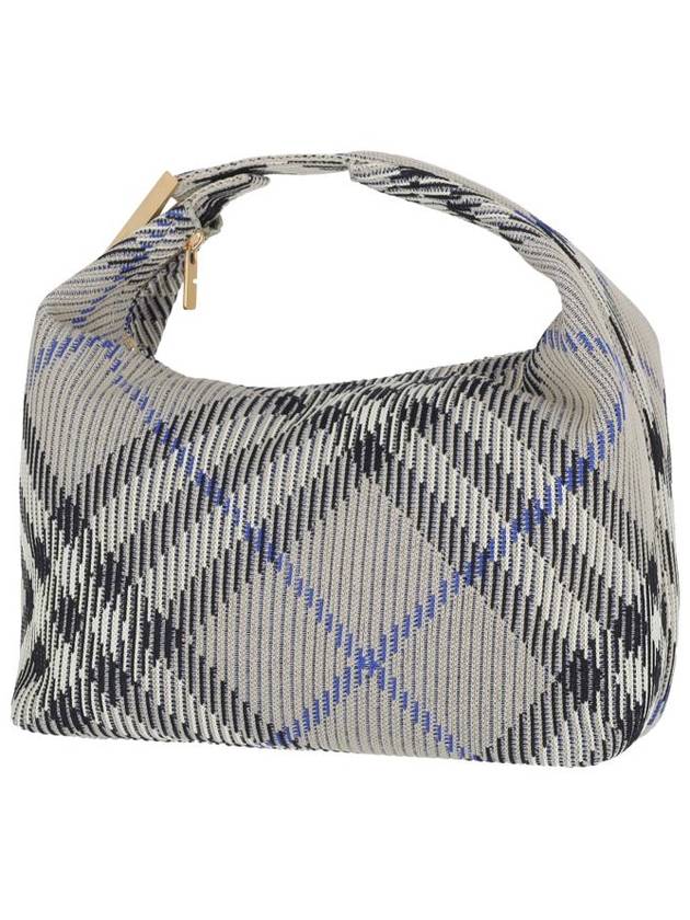 Peg Duffel Check Medium Tote Bag Lichen - BURBERRY - BALAAN 3