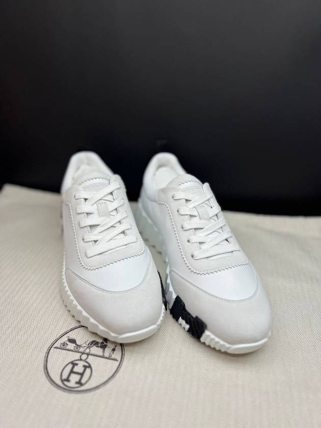 Bouncing Low Top Sneakers Blanc - HERMES - BALAAN 3