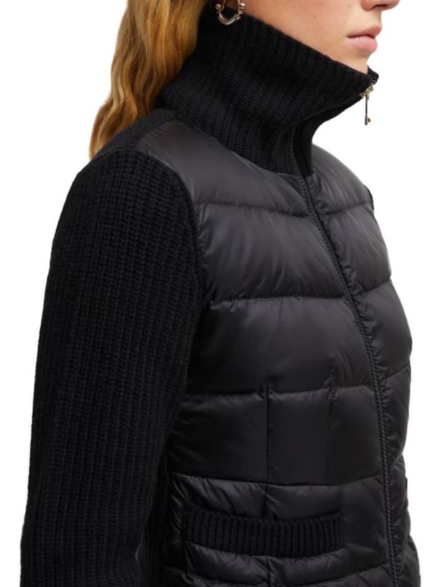 Women s Logo Patch Knit Padding Black 9B00033M1241999 - MONCLER - BALAAN 6