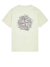 Garment Dyed Institutional One Print Cotton Jersey Short Sleeve T-Shirt Light Green - STONE ISLAND - BALAAN 3