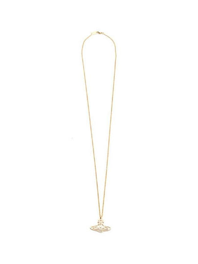 Thin Lines Flat ORB Necklace Gold - VIVIENNE WESTWOOD - BALAAN 2