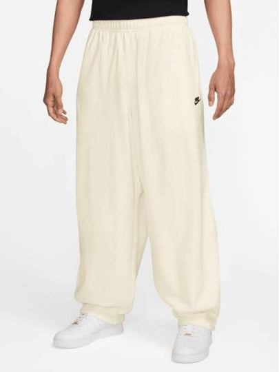 Club Fleece Oversized French Terry Track Pants Ivory - NIKE - BALAAN 2