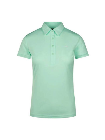 Women's Hailey Polo Shirt Green - J.LINDEBERG - BALAAN 1