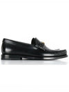 Luco Triomphe Polished Bull Loafers Black - CELINE - BALAAN 4