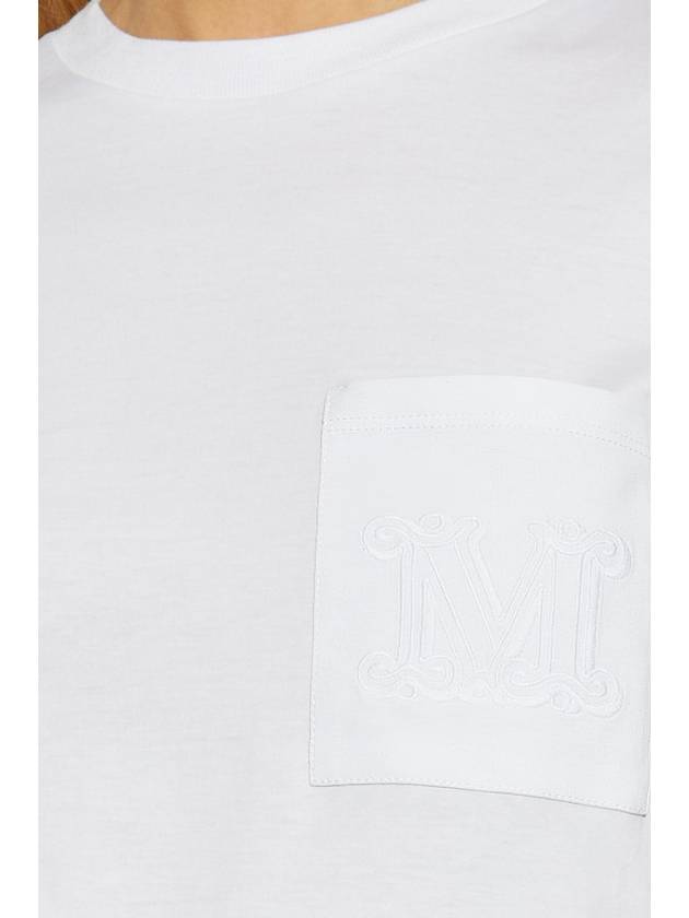 Max Mara T-shirt Papaia, Women's, White - MAX MARA - BALAAN 5