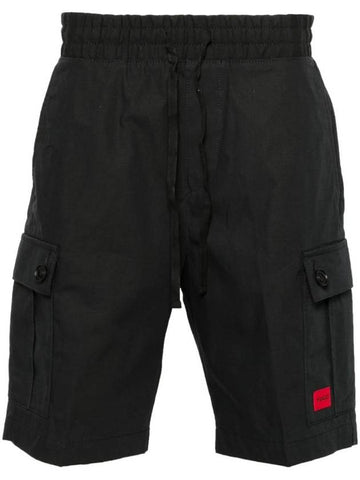 Logo Patch Ripstop Cargo Shorts 50510594 - HUGO BOSS - BALAAN 1