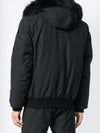 Men's Ballistic Bomber Jacket Black Fox Fur Black - MOOSE KNUCKLES - BALAAN 6