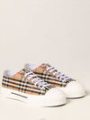 Vintage Check Cotton Sneakers Archive Beige - BURBERRY - BALAAN 4