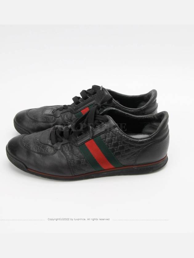 Cima web line sneakers black 11187hva - GUCCI - BALAAN 4