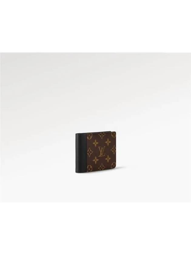 Multiple 2-Fold Bifold Wallet Brown Black - LOUIS VUITTON - BALAAN 4