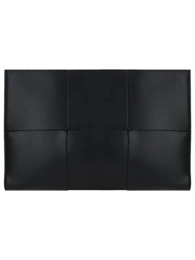 Intrecciato Arco Clutch Bag Black - BOTTEGA VENETA - BALAAN 2