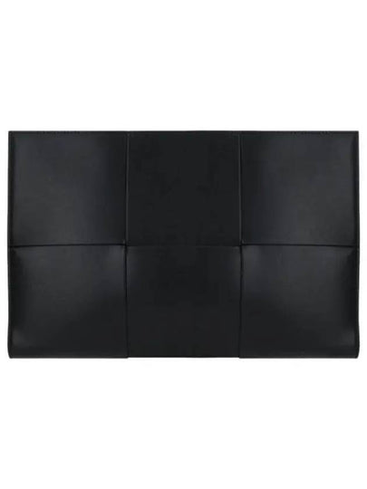 Intrecciato Arco Clutch Bag Black - BOTTEGA VENETA - BALAAN 2