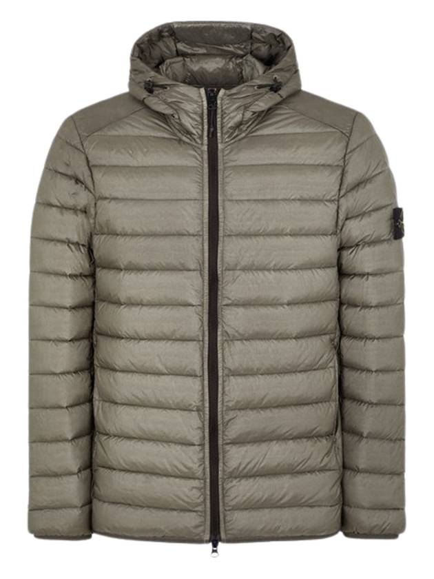 Loom Woven Chambers R Nylon Down TC Light Hoodie Down Jacket Green - STONE ISLAND - BALAAN 2