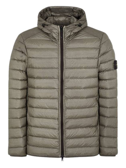 Loom Woven Chambers R Nylon Down TC Light Hoodie Down Jacket Green - STONE ISLAND - BALAAN 2