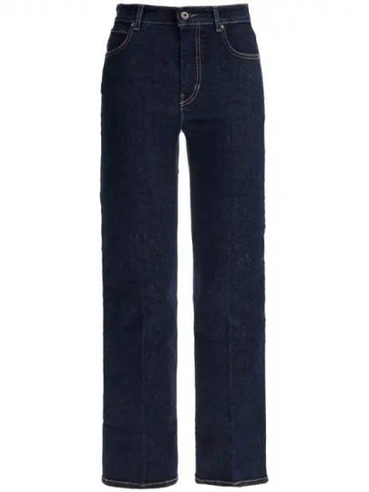 Rapallo Cropped Denim Jeans Navy - WEEKEND MAX MARA - BALAAN 2