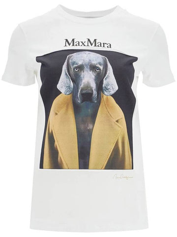 t-shirt with wegman print - MAX MARA - BALAAN 1