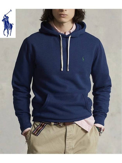 Embroidered Logo Pony Hoodie Blue - POLO RALPH LAUREN - BALAAN 2