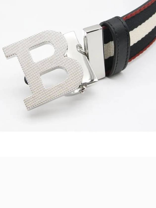 Men's B Buckle Double-Sided Leather Belt - BALLY - BALAAN 4