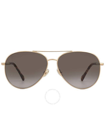 Jimmy Choo Brown Pilot Ladies Sunglasses DEVAN/S 006J/HA 59 - JIMMY CHOO - BALAAN 1