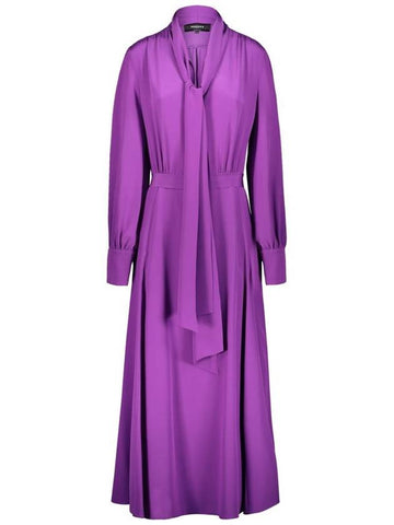 Rochas Long Dress In Crepe De Chine Clothing - ROCHAS - BALAAN 1