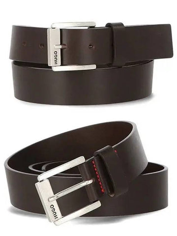 Gaston Logo 50516539 202 Men s Leather Belt 1025149 - HUGO BOSS - BALAAN 1