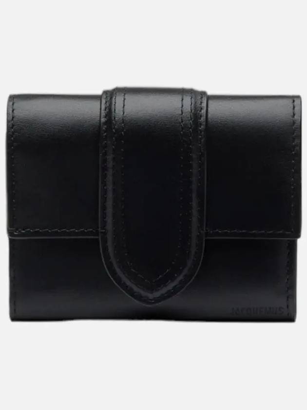 Le Compact Bambino Flap Card Wallet Black - JACQUEMUS - BALAAN 3