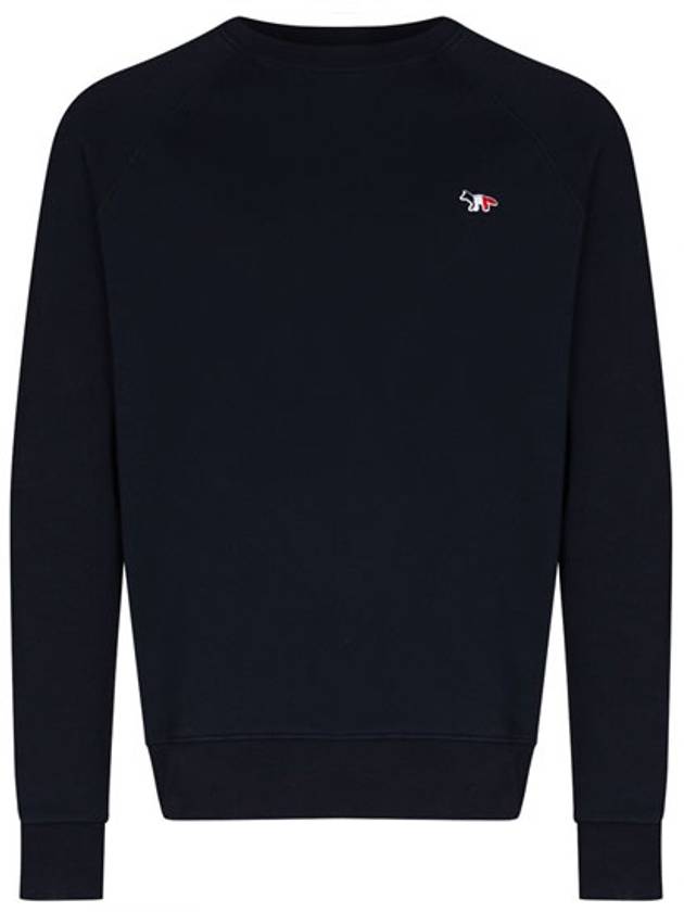 Tricolor Fox Patch Sweatshirt Dark Navy - MAISON KITSUNE - BALAAN 2