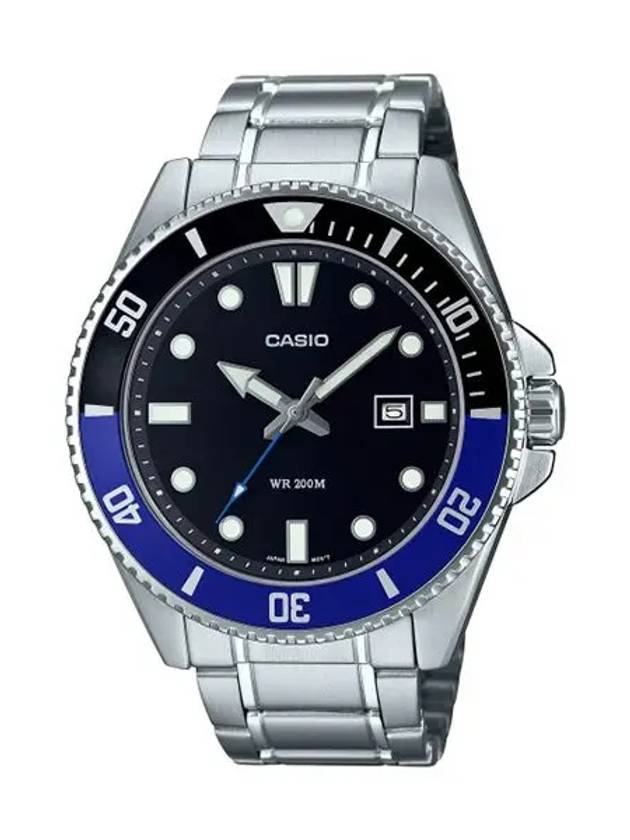 Men s Metal Watch Black Marlin Diver MDV 107D 1A2 - CASIO - BALAAN 2