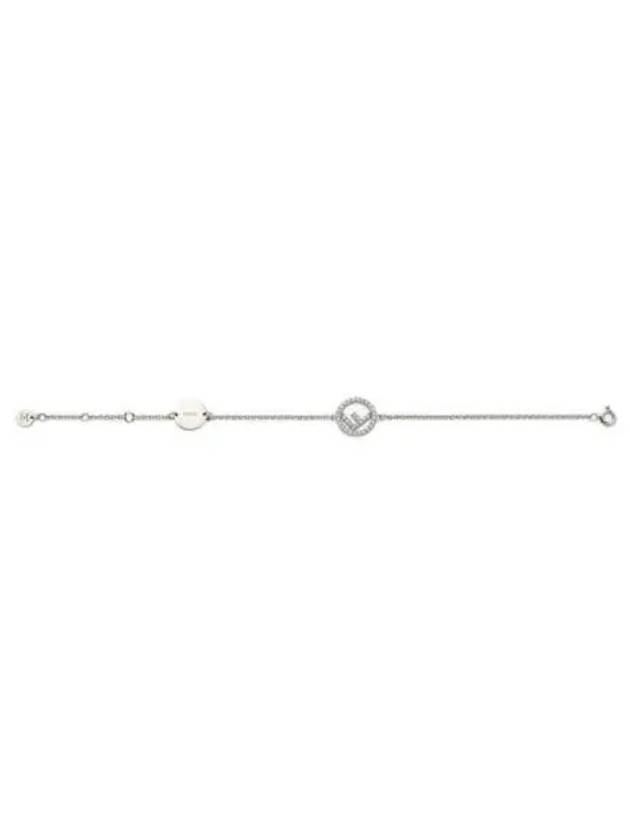 FF Logo Chain Bracelet Silver - FENDI - BALAAN 2