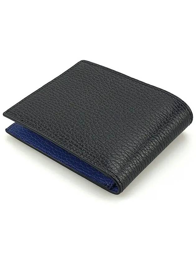 GG Interlocking Two Tone Half Wallet Black - GUCCI - BALAAN 5