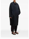 WR Cotton Twill Oversized Coat Jet Black - LEMAIRE - BALAAN 2