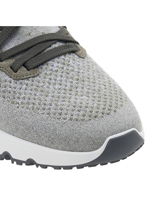 Stretch Knit Low Top Sneakers Grey Green - BRUNELLO CUCINELLI - BALAAN 10